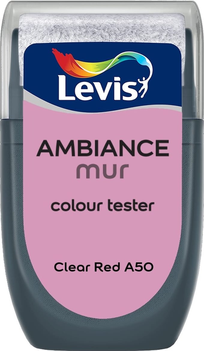 Levis - Muurverf Kleurtester Mat Mix - Clear Red A50 - Mengverf - 30 Ml