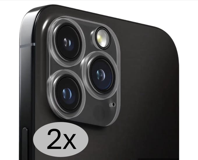 Camera lens protector geschikt voor Iphone 16 pro / 16 pro max - 2 stuks - Tempered Glass Screenprotector - beschermglas - camerabeschermer