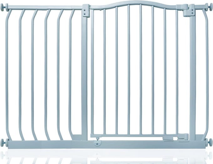 Safetots Klemhekje met Gebogen Bovenkant, 98cm - 107cm, Mat Grijs