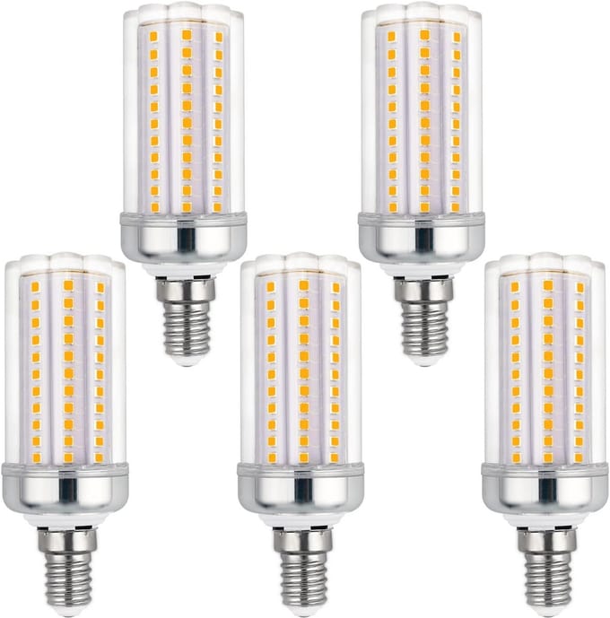 LED-lamp E14 16W Koud Wit 6000K - Set van 5 stuks met 360 graden Lichtopbrengst