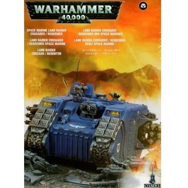 Beeldje Games Workshop Warhammer 40k - Space Marine Land Raider Crusader / Redeemer