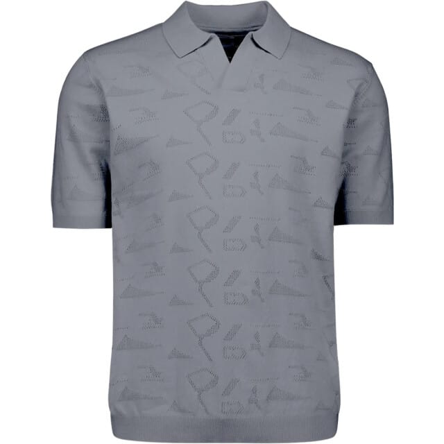 No Excess Pullover short sleeve polo jacquard night