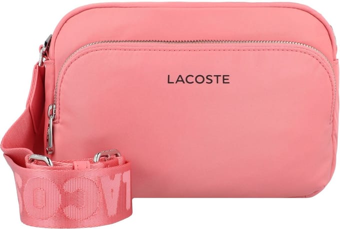 LACOSTE Schoudertas Active Nylon Crossover Bag Tourmaline Zalmroze