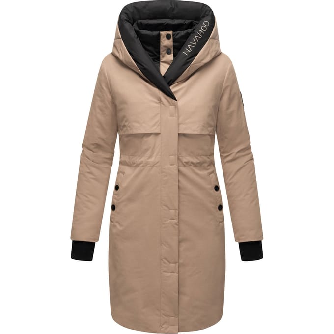 Navahoo dames winterjas Snowelf – Licht & Warm met magneetsluiting