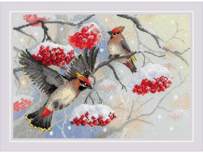 Riolis borduurpakket winter whispers 2207 telpatroon