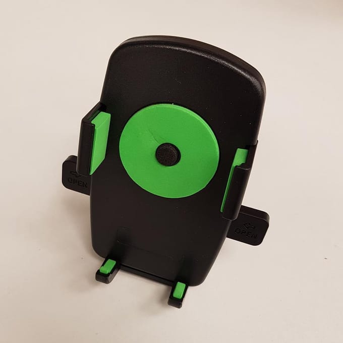 Universele (motor) fiets telefoon houder - green circle