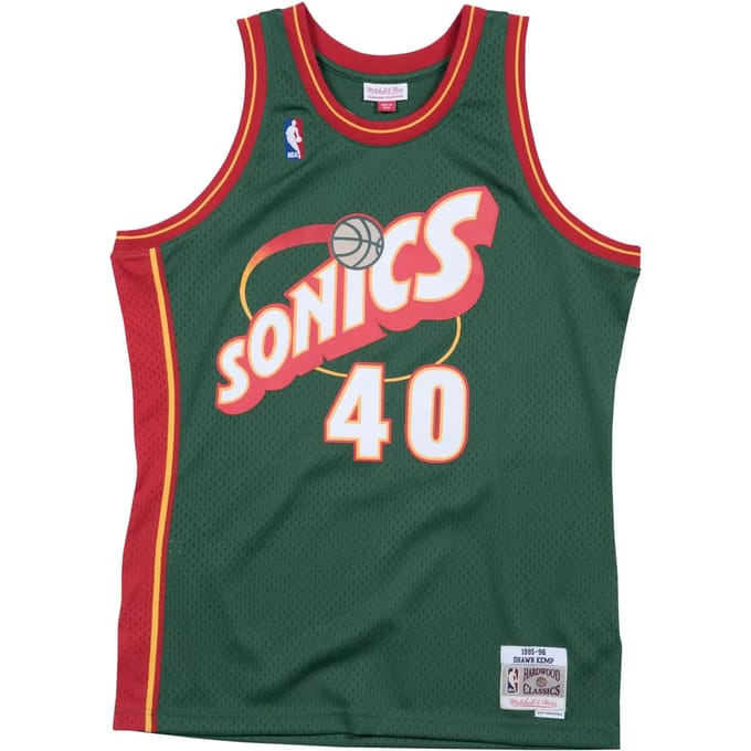NBA Shirt Seattle Supersonics Shawn Kemp