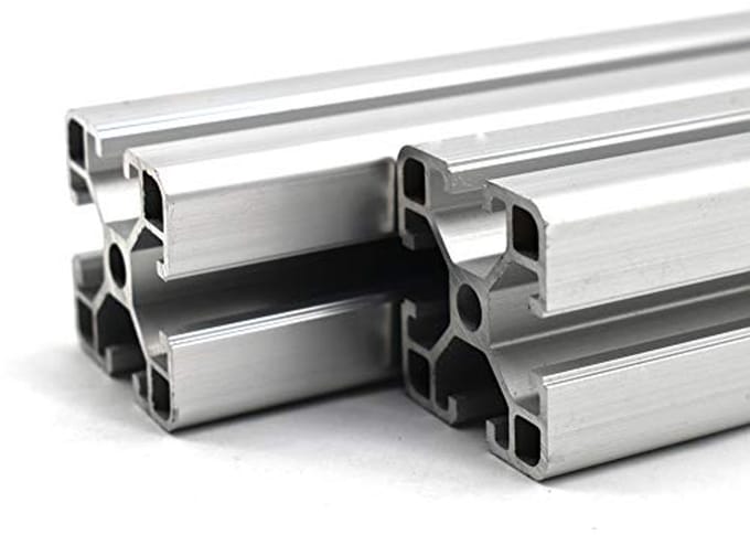 Aluminium profiel groef 8 40 x 40 mm 1000 mm