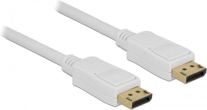 Premium DisplayPort kabel - versie 1.2 (4K 60Hz) / wit - 2 meter