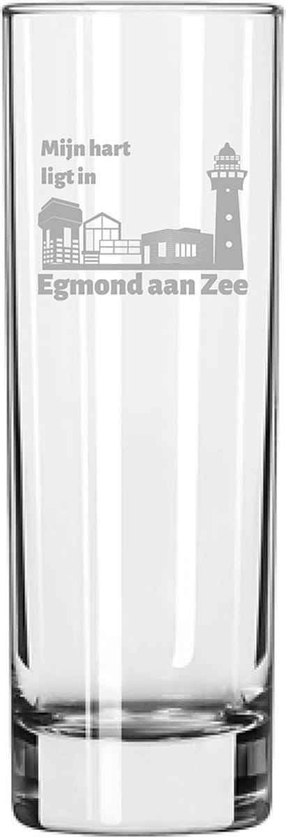 Gegraveerde longdrinkglas 22cl Egmond aan Zee