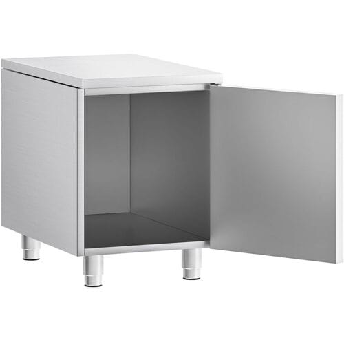 GGM Gastro Unterbau - 400mm - 1 Tür Zilver