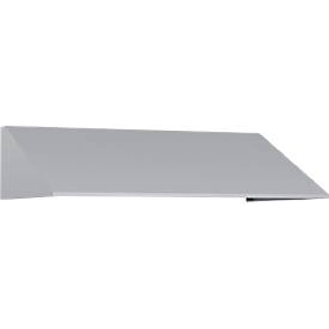 C+P schuin dak uitbouw, voor kastbreedte 900 mm, blank aluminium