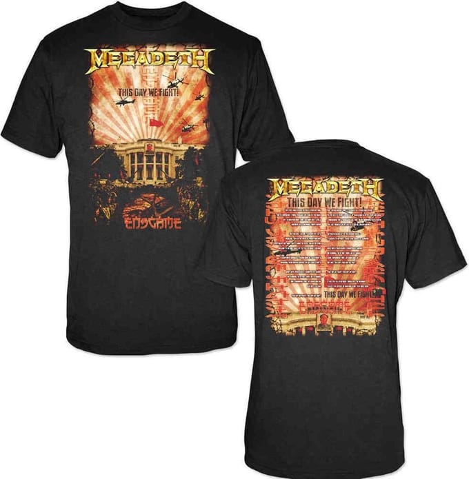 Megadeth - China Whitehouse Heren T-shirt - M - Zwart