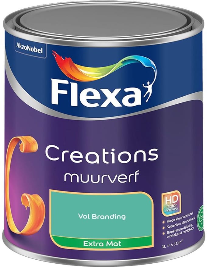 Flexa - Creations Muurverf Extra Mat - Vol Branding - Mengverf - 1 L