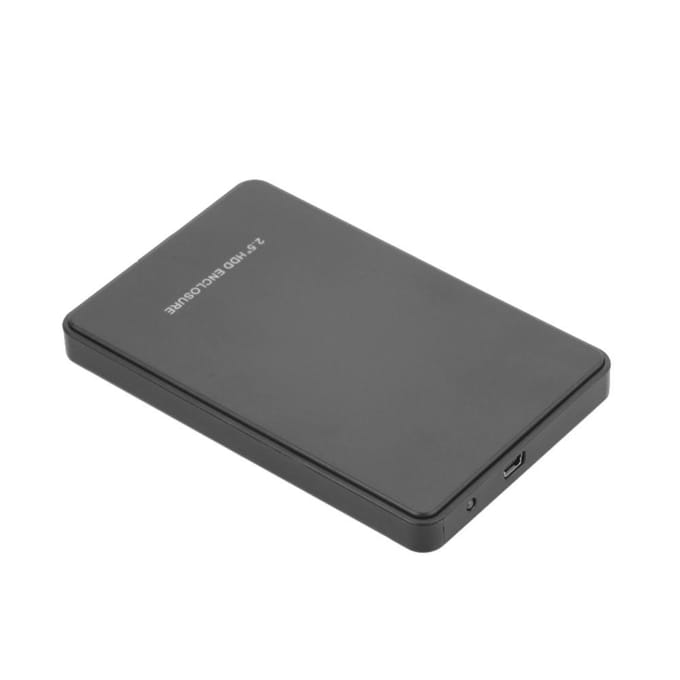 USB2.0 Draagbare Mobiele HDD Externe Harde Schijf Behuizing 2.5 (Geen harde schijf inbegrepen) zwart