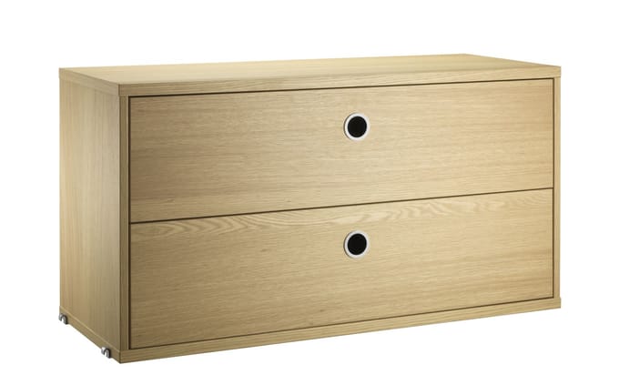 String Furniture - Ladeblok - 78 x 42 x 30 cm - Eiken - beige