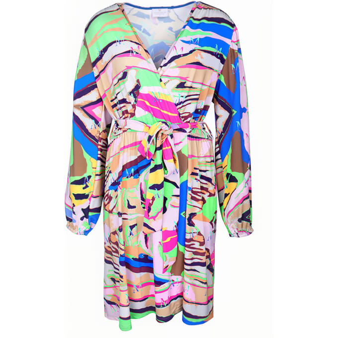 Mucho Gusto Dress Milano Multicolor Zebra Taglia: S | Abiti Mini Outlet | Donna
