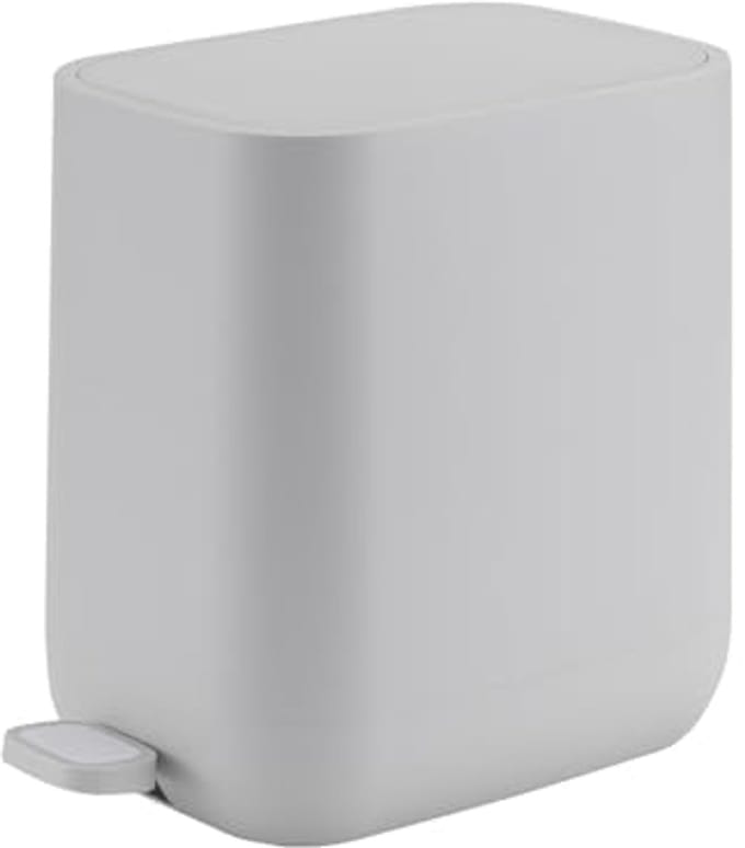 7L Pedal Afvalemmer met Deksel - Rectangular Vuilnisbak voor Keuken en Badkamer
