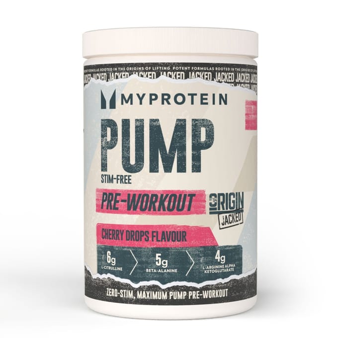 Origin Jacked Pump - 25servings - Cherry Drops