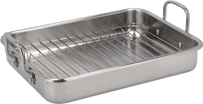 Funktion Baking dish with grid Endurance 35 x 26 x 6 cm Stainless steel