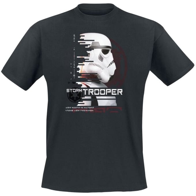 Star Wars Andor - Stormtrooper Heren T-shirt - zwart - S
