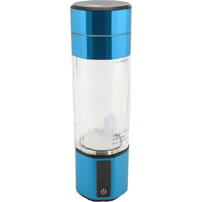 Bouteille d'eau hydrogénée 9800ppb Électrolyse rapide 230ml Ioniseur d'eau Hydrogène à haute concentration bleu