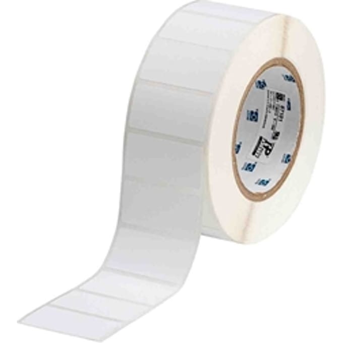 Brady THT-17-488-3 label polyester mat wit 50,80 x 25,40 mm (origineel)