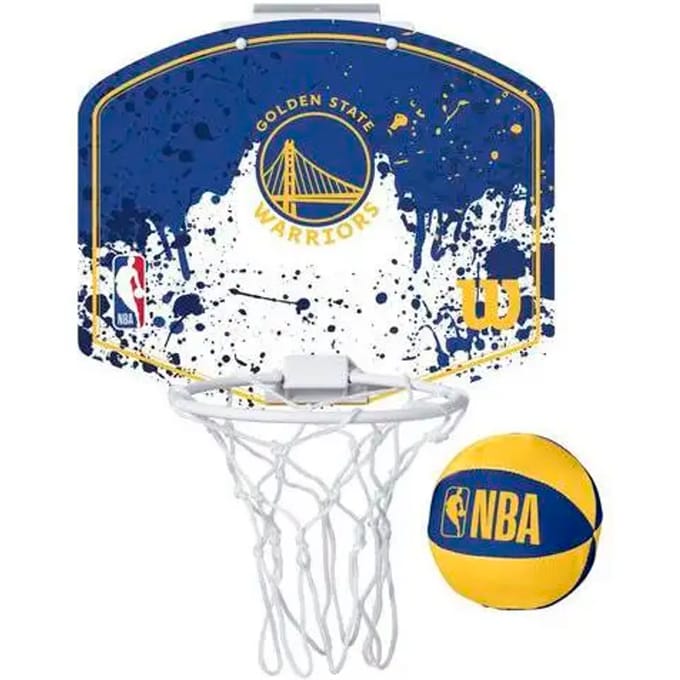 Wilson NBA Team Mini Hoop Basketball Set Mini Basketbalring Veelkleurig