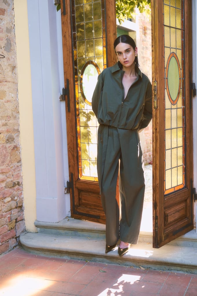 Blaze pleated bomber jacket | Army - Army / XL