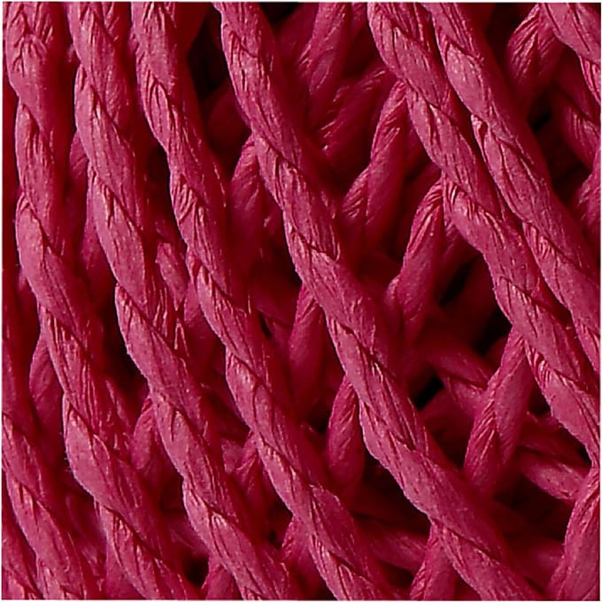 Papier Garen, dikte 2,5-3 mm, roze, 150 gr, 40 m/ 1 bol