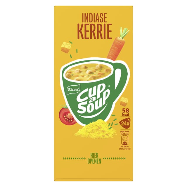 Knorr | Cup-A-Soup Indiase Kerrie | 24 x 140 ml