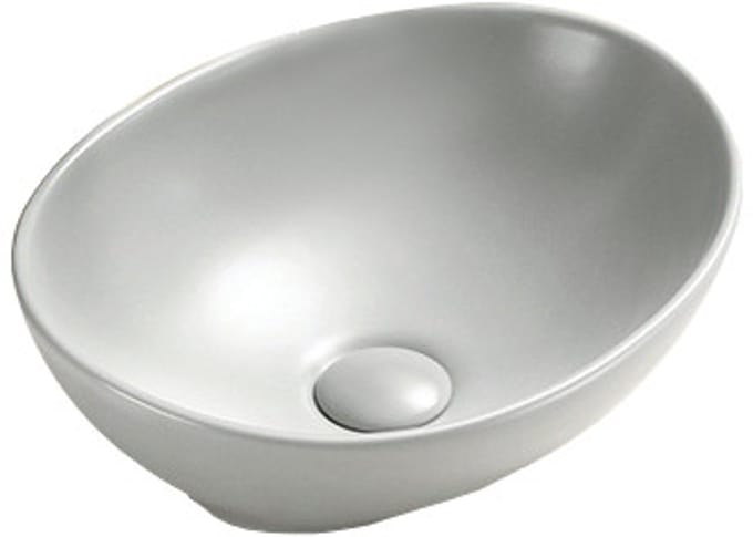 Mexen Elza opzetwastafel 40 x 33 cm, platina mat - 21014063