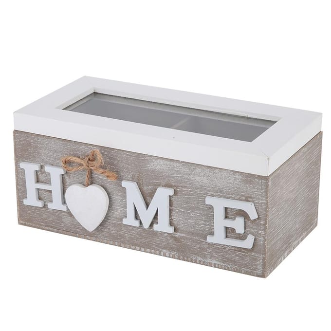 Organisateur de Bijoux Sachet de Thé Boîte de Rangement Conteneur de Bureau Type 1 white
