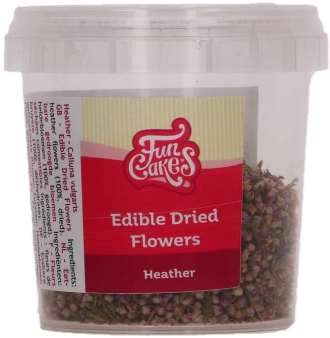 FunCakes Eetbare Bloemen - Droogbloemen - Heide - 10 g - Taartdecoratie