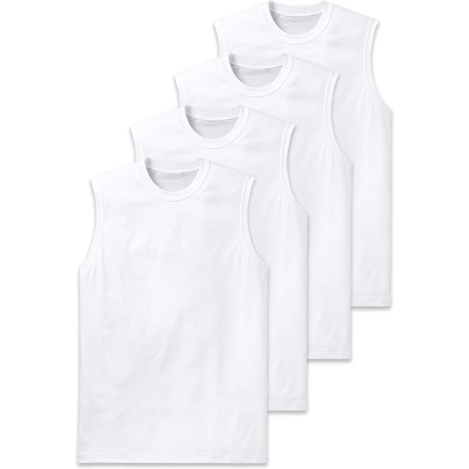 SCHIESSER Onderhemd Essentials 4P Verpakking van 4