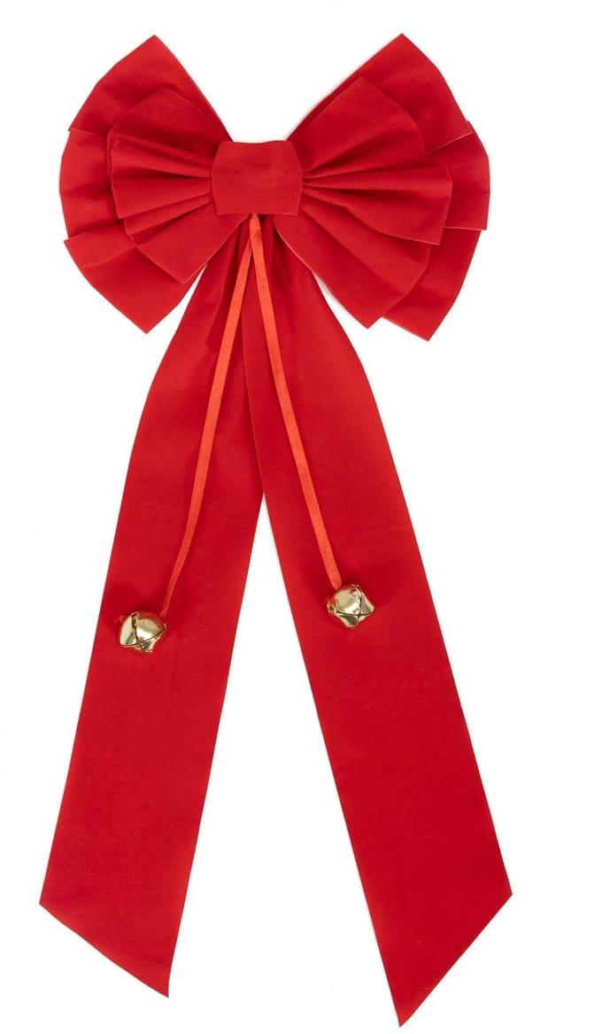 Springos Kerststrik | Kerstversiering | Kerstdecoratie Voor Binnen en Buiten | Rood | 52 cm | 1 Stuk