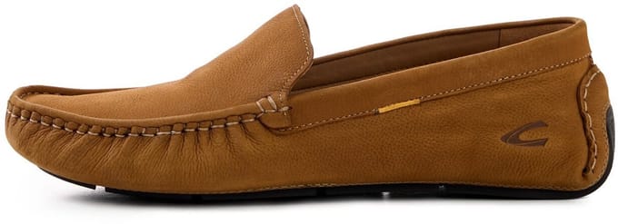 camel active Mocassin van Nubuckleer - Maat - Bruinmenswear-41