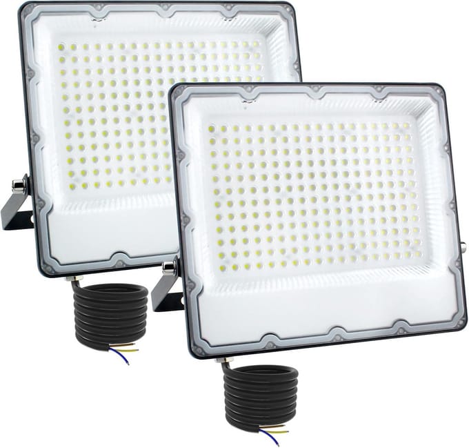 Krachtige LED Buitenlamp Schijnwerper 200W 20.000 Lumen Koud Wit IP66