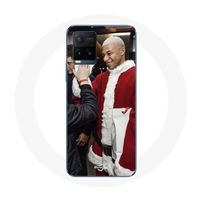 Coque pour Vivo Y21s 2021 / Y21 2021 Mbappé Foot Joyeux noël