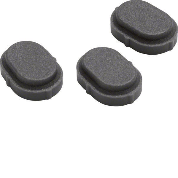 Hager Berker W1 Afdekdop voor schroefgaten Set van 4 - 18033500 [5 stuks]