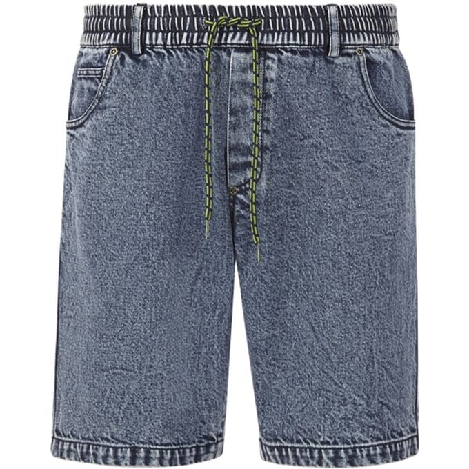 Jan Vanderstorm herren Denim Short - 76 - blauw - Plus Size