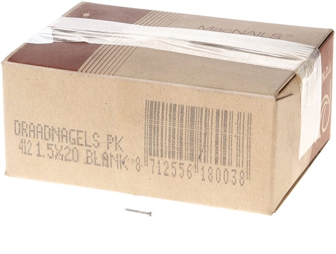 Van der Loo Draadnagel platkop blank 1.5 x 20mm 5kg