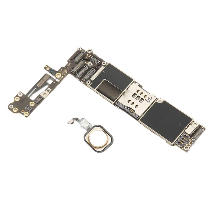 Ontgrendel Moederbord met Touch ID Vingerafdruk Ontgrendeld Logic Board Vervanging voor Iphone 6 US 64GB