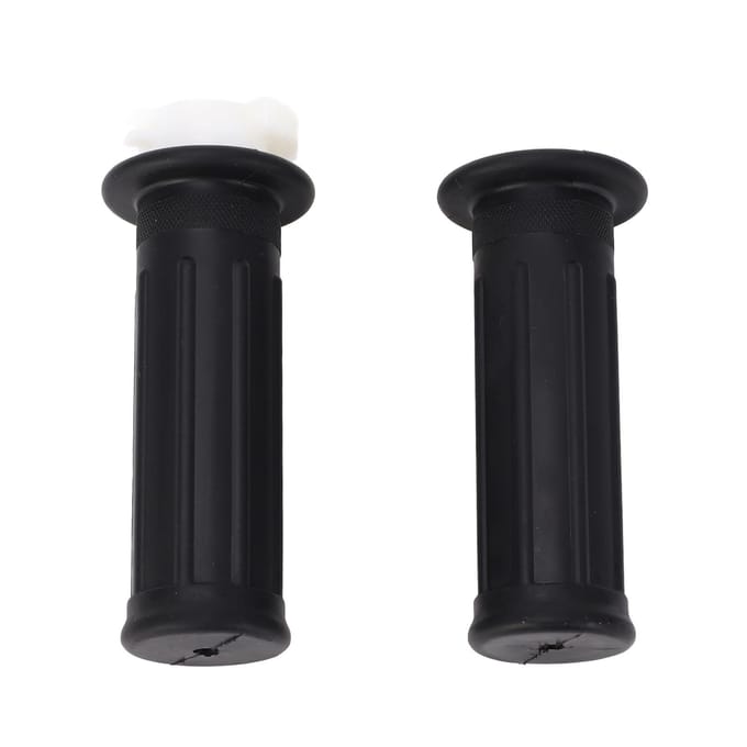 1 Paar Draaigashendel Grip Rubber Buis Draaigas Accelerator Handvat Grips voor PW50 PY50 PEEWEE black