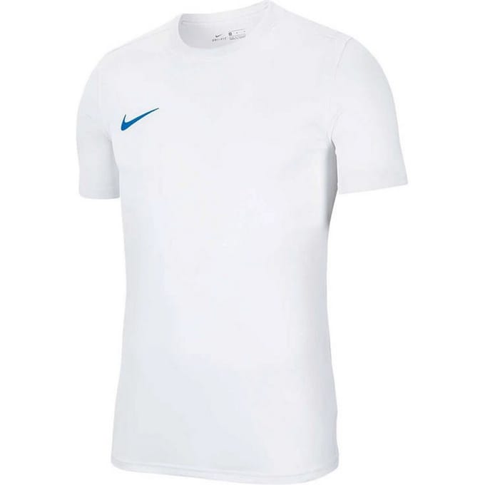 Nike Heren Dry Park VII trui met korte mouwen (Wit/blauw)