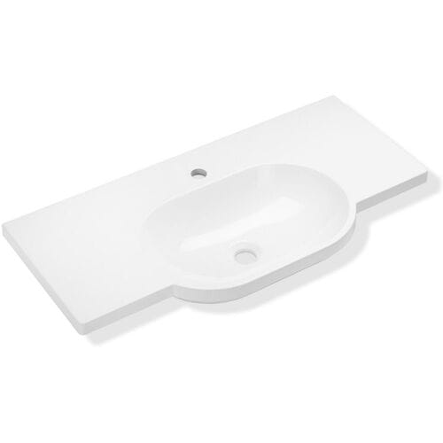HEWI Universal washbasin 85 x 41.5 cm with 1 tap hole 950.11.221