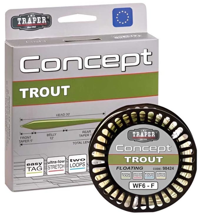 Traper Fly Concept Trout Vliegvissnoer 27 M Transparant Line 5