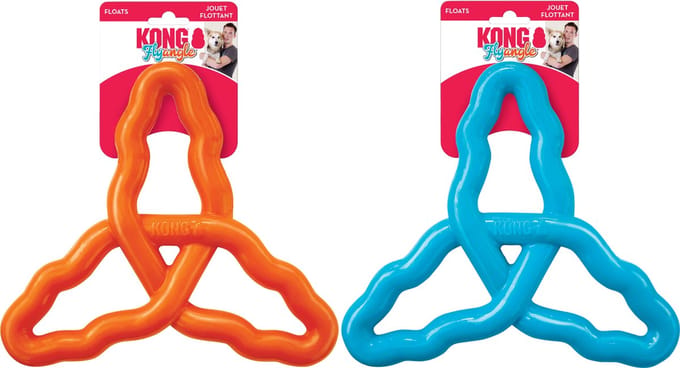KONG Flyangle Hondenspeelgoed Assorti | Duurzaam Trekspeelgoed