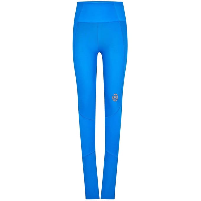 Skins Dames-serie 5: Skyscraper-legging met volledige beenlengte (Blauw)