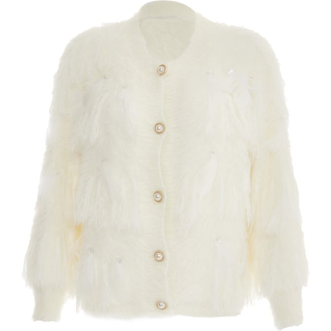 Faina Vest Dames wolwit